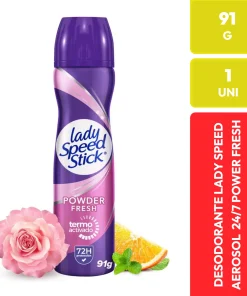 Lady Speed Stick Desodorante Aerosol Powder Fresh 91G