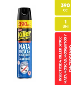 Killer Insecticida Aerosol Mata Moscas Mosquitos Zancudos 390 CC