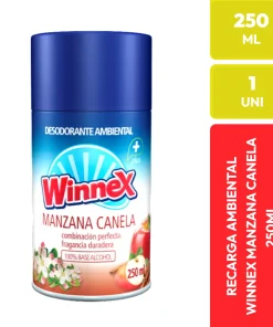 Winnex Desodorante Ambiental Manzana Canela 250 ML