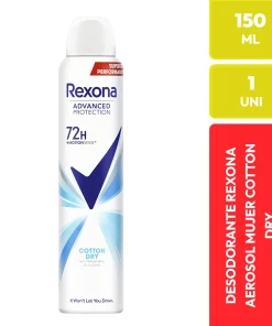Rexona Advanced Protection Desodorante Aerosol Mujer Cotton Dry 150 ML