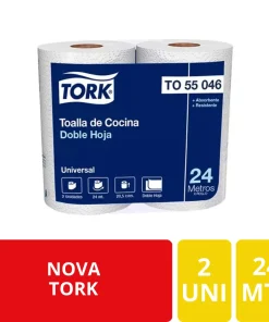 Tork Toalla de Cocina Doble Hoja Universal 2 Rollos 24 Metros