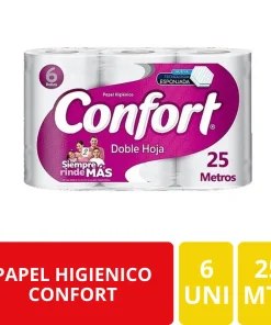 PAPEL HIG CONFORT*6 25MTS