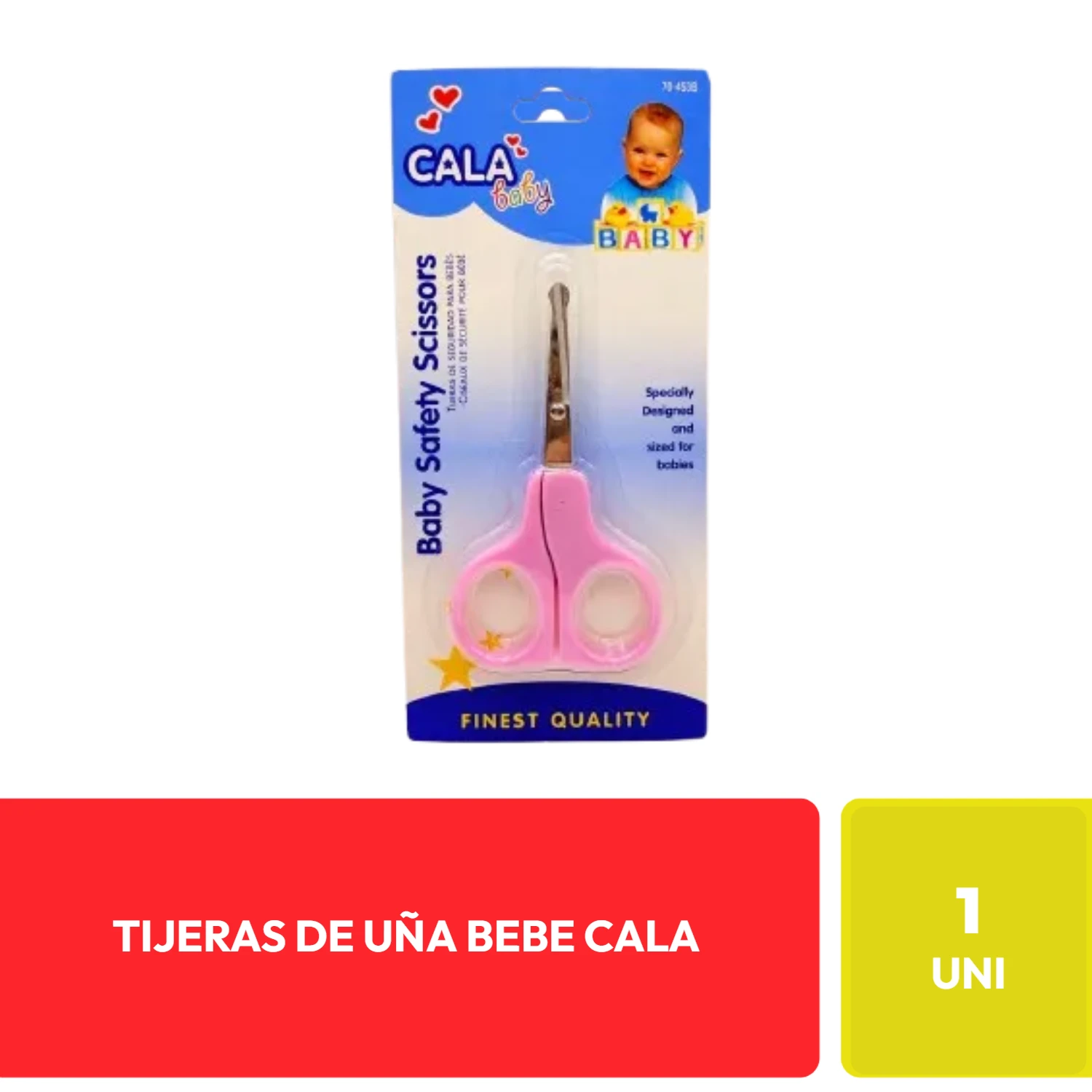 Cala Baby Tijeras de Seguridad para Uñas de Bebé 1 Unidad