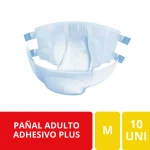 Comercial Elias Pañal Adulto Adhesivo Plus Talla M 10 Unidades