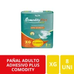 Comodity Plus Pañal Adulto Adhesivo XG 8 Unidades