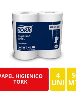 Papel Higiénico Tork Rollo Universal 4 Unidades 50 Metros