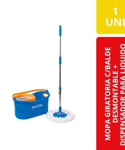 Aileda Mopa Giratoria con Balde Desmontable y Dispensador 1 Unidad