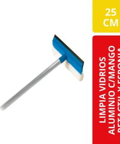 LIMPIA VIDRIOS DE ALUMINIO CON MANGO RETRACTIL Y ESPONJA 25X