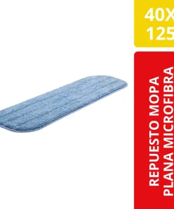 Repuesto Mopa Plana Microfibra 40x125 cm