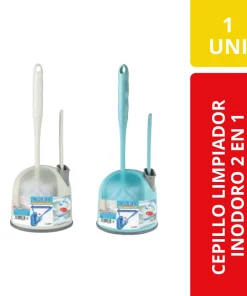 Ailida Cepillo Limpiador Inodoro 2 en 1 - 1 Unidad