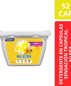 Aileda Detergente en Cápsulas Sensación Tropical 52 Unidades