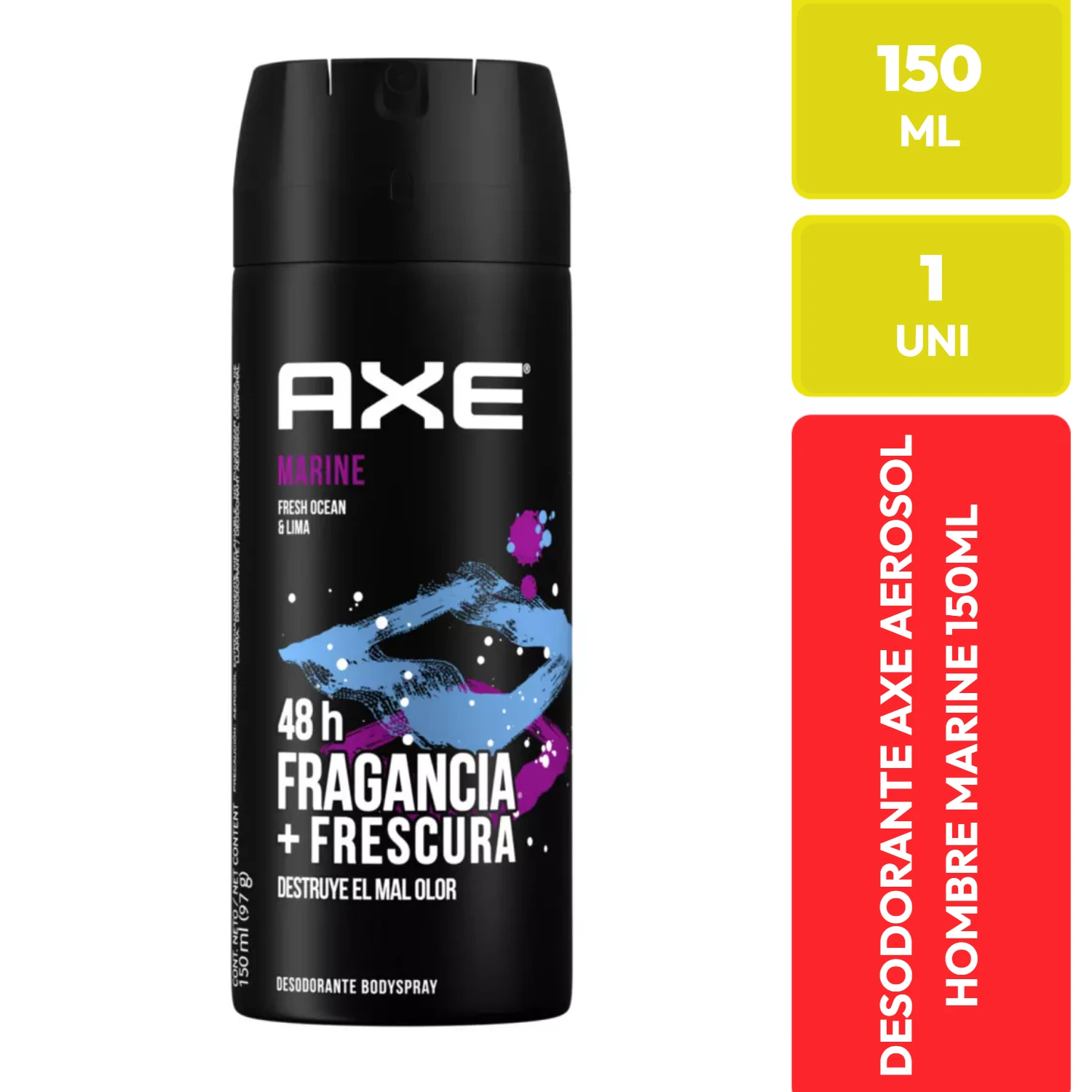 Axe Marine Desodorante Aerosol Hombre 150ml