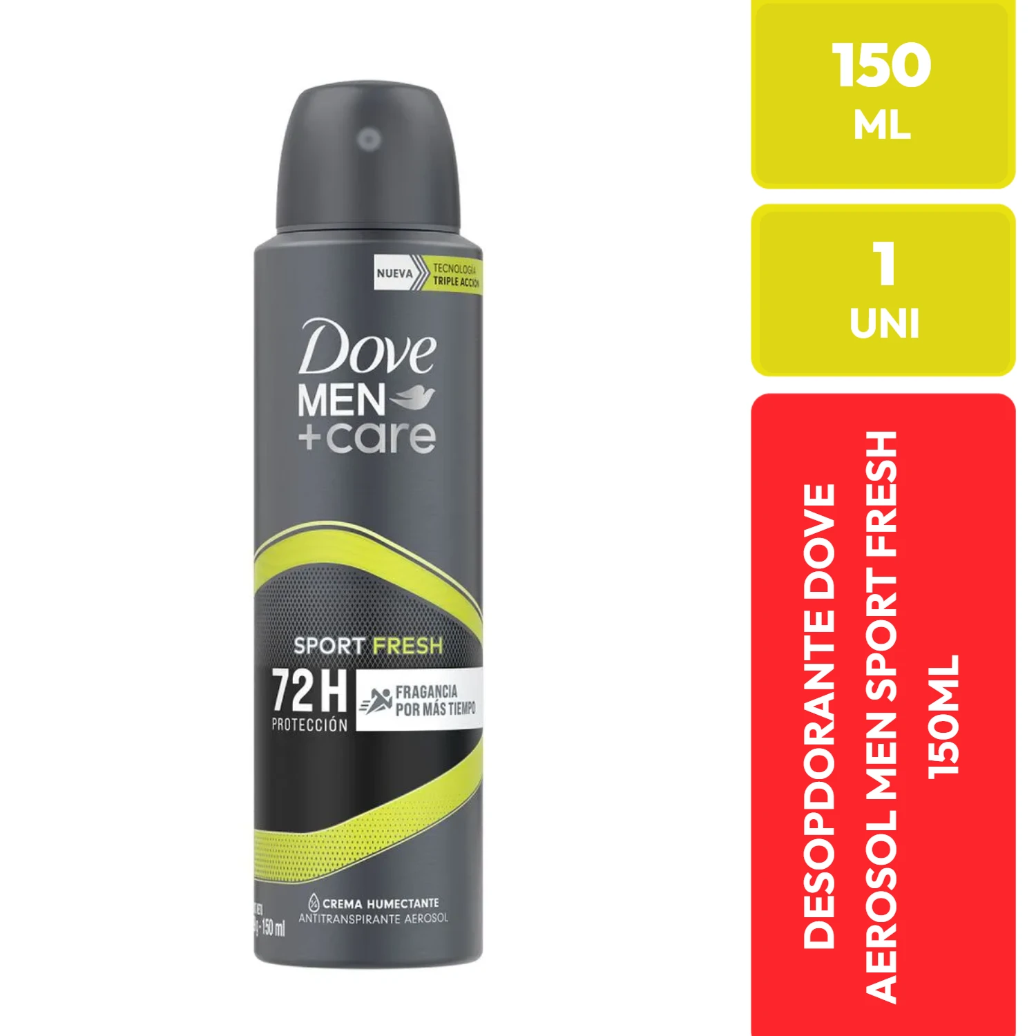 Dove Men+Care Antitranspirante Aerosol Sport Fresh 150ml