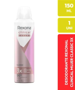 Rexona Clinical Expert Antiperspirante Aerosol Classic 150ml