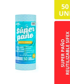 Sifex Súper Paño Reutilizable para Limpieza 50 Unidades