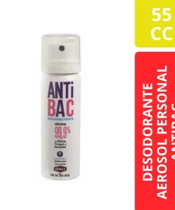 Antibac Desinfectante Aerosol Personal Lavanda 55 cc