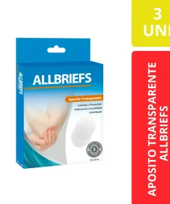 ALLBRIEFS Apósito Transparente 3 Unidades