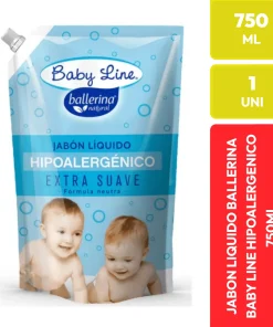 Ballerina Baby Line Jabón Líquido Hipoalergénico Extra Suave 750 ML