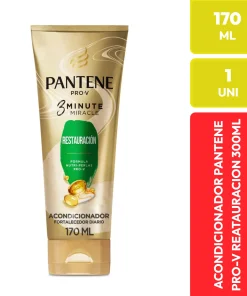 Pantene Pro-V 3 Minute Miracle Restauración Acondicionador Fortalecedor Diario 170 ML