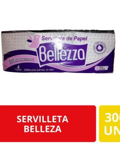 Bellezza Servilleta de Papel Cocktail 24 cms 300 Unidades
