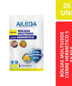 Aileda Bolsas Multiuso Cierre Hermético Talla S 25 Unidades