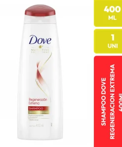Dove Shampoo Regeneración Extrema Cabello Dañado 400ml