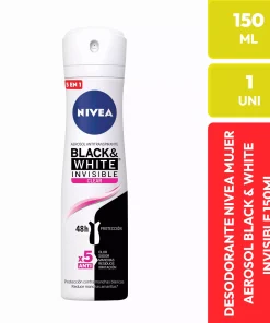 Nivea Desodorante Aerosol Black & White Invisible Clear Mujer 150ml