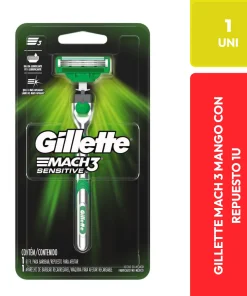 Gillette Mach3 Sensitive Mango con Repuesto 1 Unidad