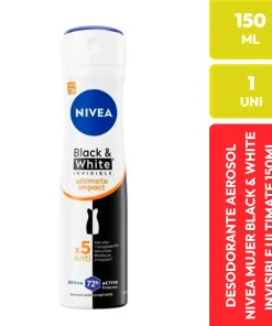 Nivea Black & White Invisible Ultimate Desodorante Aerosol 150ml