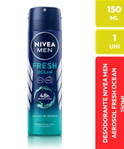Nivea Men Desodorante Aerosol Fresh Ocean 150 ml