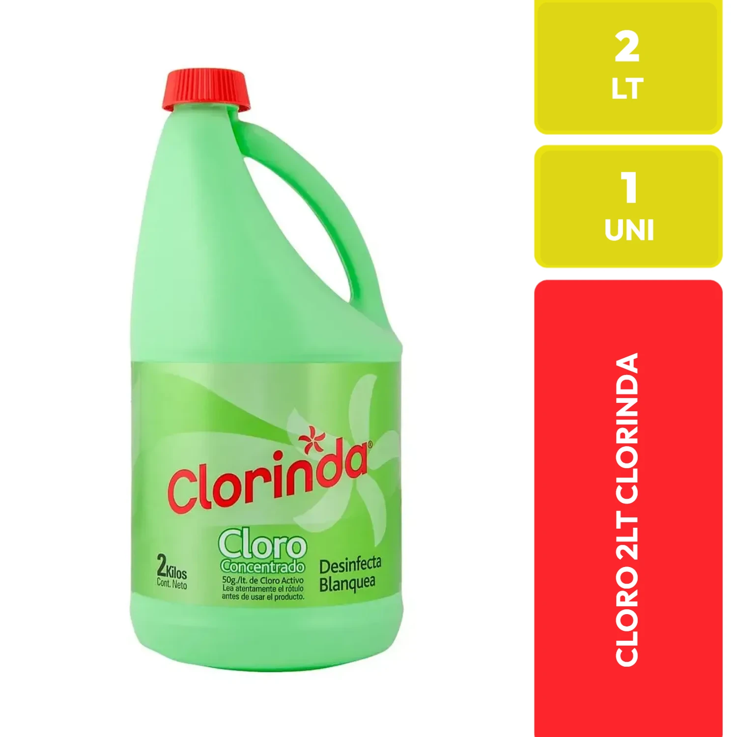 Clorinda Cloro Concentrado 2 Litros