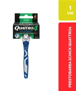 Schick Quattro4 Titanium Prestobarba Piel Normal 4 Hojas