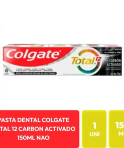 Pasta Dental Colgate Total 12 Carbón Activado 150ml
