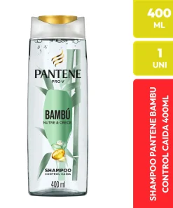 Pantene Shampoo Bambú Control Caída 400 ml
