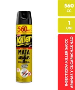 Killer Insecticida Mata Arañas y Cucarachas 560 CC