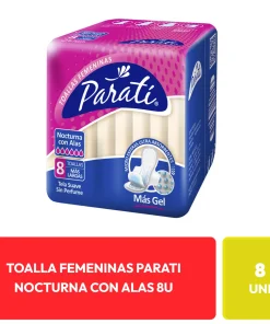 Para Ti Toallas Femeninas Nocturnas con Alas 8 Unidades