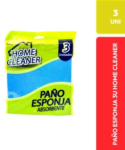 Home Cleaner Paño Esponja Absorbente 3 Unidades