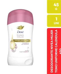 Desodorante Dove Tono Uniforme Caléndula Vitamina E Barra 45g