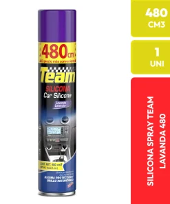 Team Silicona Spray Automotriz Lavanda 480 cm3