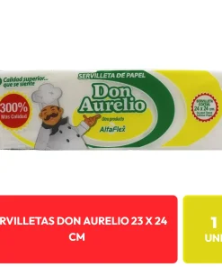 Servilletas Don Aurelio Cocktail Papel Tissue 24 x 24 cm