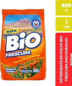 Bio Frescura Detergente en Polvo Matic Desierto Florido 800g