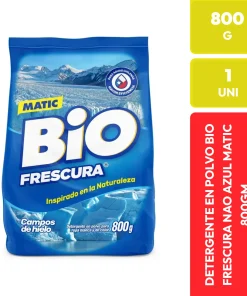 Bio Frescura Detergente en Polvo Matic 800g