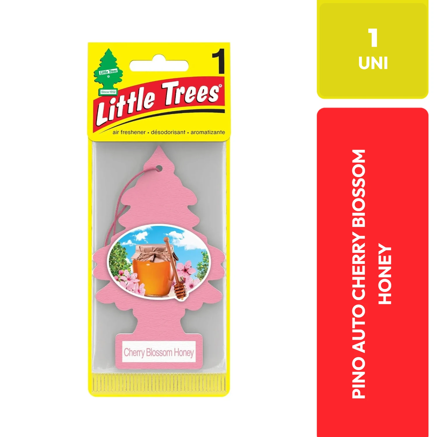 Little Trees Aromatizante Auto Cherry Blossom Honey 1 Unidad