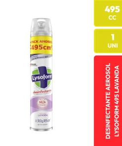 Lysoform Desinfectante Aerosol Lavanda 495 CC
