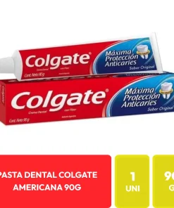 Colgate Crema Dental Máxima Protección Anticaries Sabor Original 90g