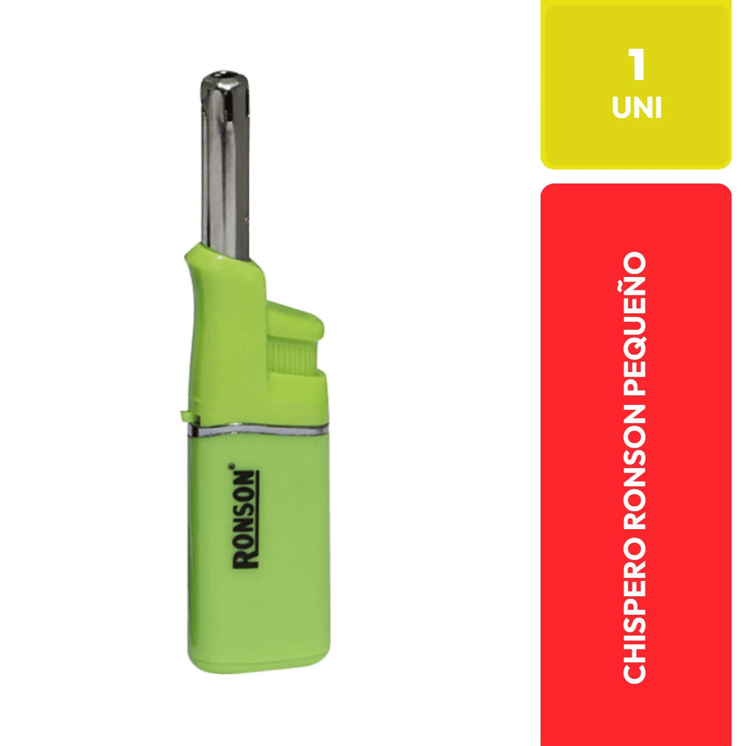 Ronson Chispero de Cocina Pequeño Verde 1 Unidad