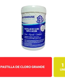 Vapohouse Pastillas de Cloro Triple Acción para Piscina 1U