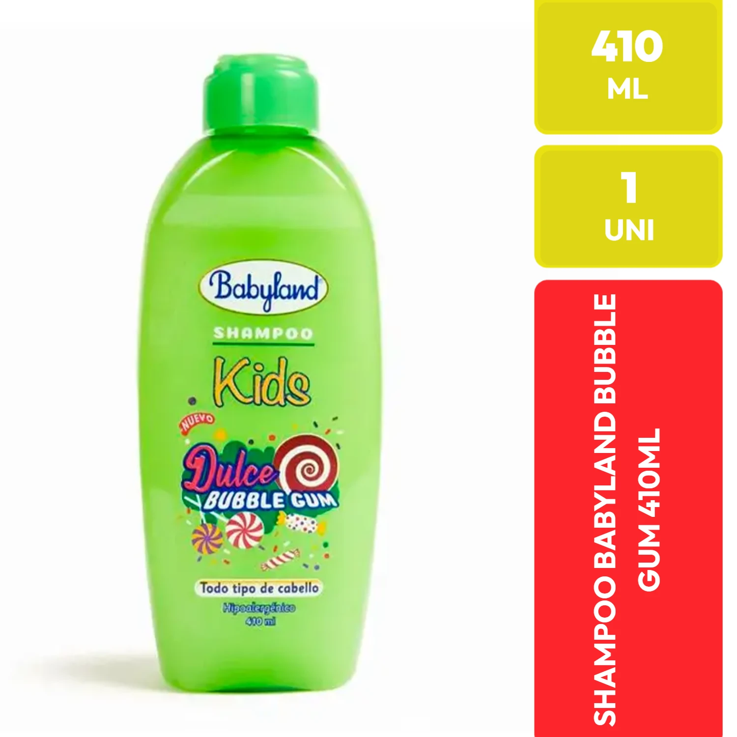 Babyland Shampoo Kids Bubble Gum 410 ml
