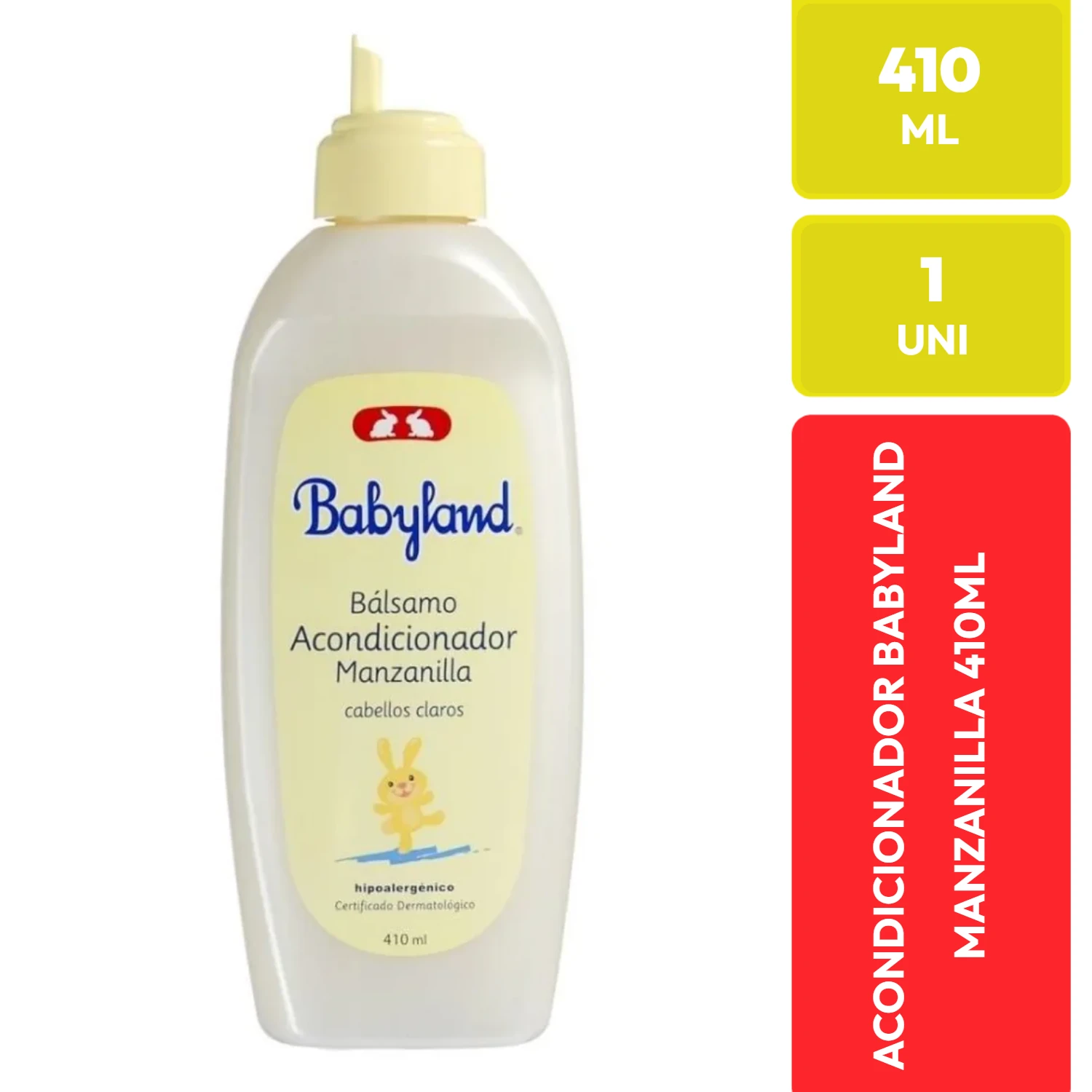 Babyland Acondicionador Manzanilla Cabellos Claros 410 ml