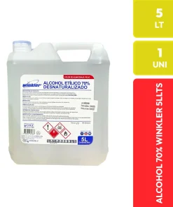 Winkler Alcohol Etílico 70% Desnaturalizado 5 LT